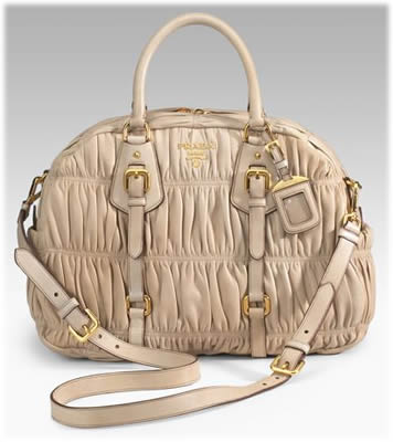 Prada Nappa Gaufre Convertible Handbag