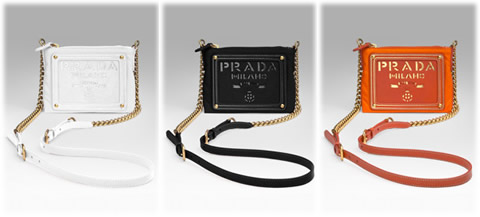 Prada Tessuto Oro Chain Bag