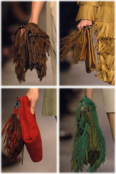 Prada Fringed Handbags