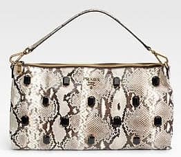 Prada Pitone Pietre Shoulder Bag