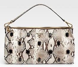 Prada Pitone Pietre Shoulder Bag