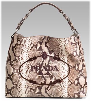 Prada Python Hobo