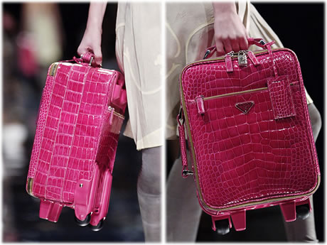 Prada Pink Suitcase