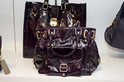 Rebecca Minkoff Market in purple patent Thumb