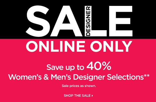 saks designer sale