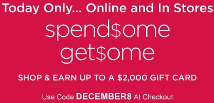 Saks Spend Some