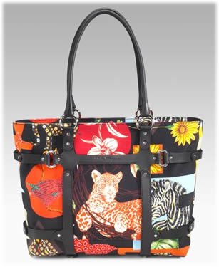 Salvatore Ferragamo Fiera Print Tote Bag
