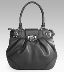 Salvatore Ferragamo Victoria Calfskin Satchel