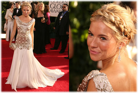 Sienna Miller Golden Globes