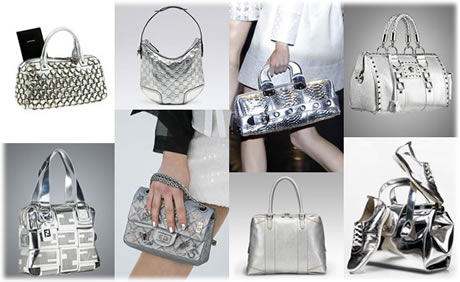 Silver handbags