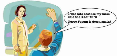 stupid purse forum