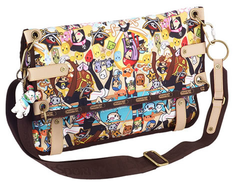 Tokidoki for LeSportsac Ciao Ciao Large Flap Bag