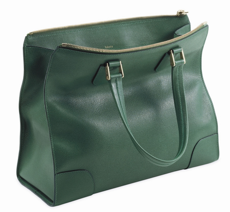 Valextra Babila Bag green