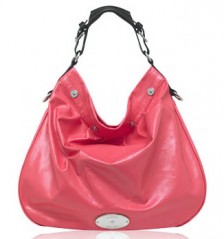 Mulberry Creased Patent Mitzy