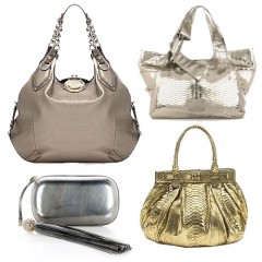 The Find: Metallic Handbags The Find: Metallic Handbags