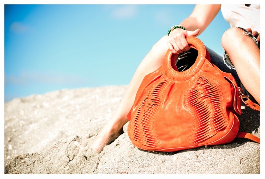 Gustto Torsa in Orange on the beach Gustto Torsa in Orange on the beach