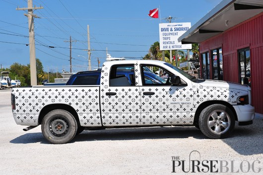 Louis Vuitton Monogram Printed Dodge RAM 1500 Louis Vuitton Monogram Printed Dodge RAM 1500