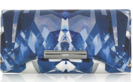 Alexander McQueen Crystal-Print Clutch