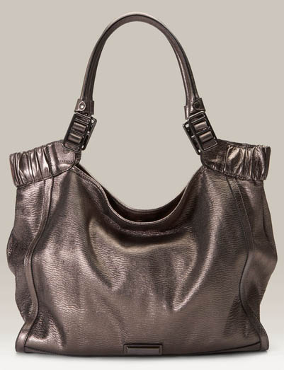 metallic leather handbags