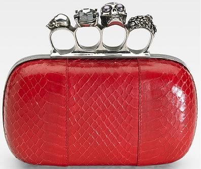 alexander mcqueen knuckle bag