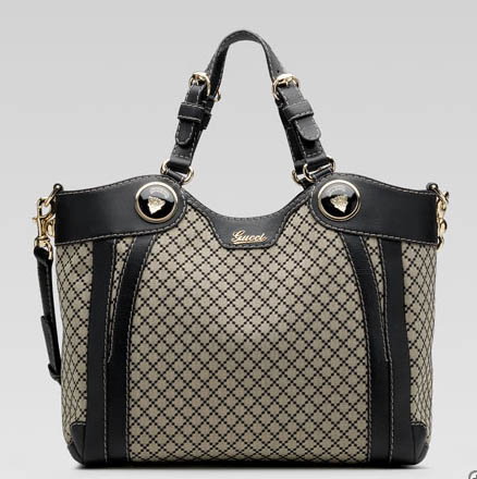Gucci Crest Boule Fabric Tote