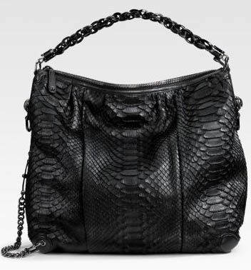 Gucci Galaxy Python Hobo