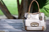 Coach Kristin Embossed Zip Top Tote - $1,000 Coach Kristin Embossed Zip Top Tote - $1,000