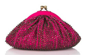 Santi Beaded Disco Clutch