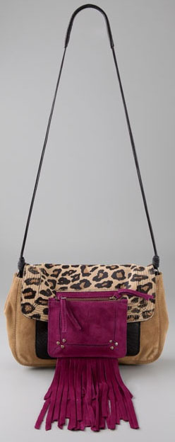 Jerome Dreyfuss Luciene Suede Fringe Bag