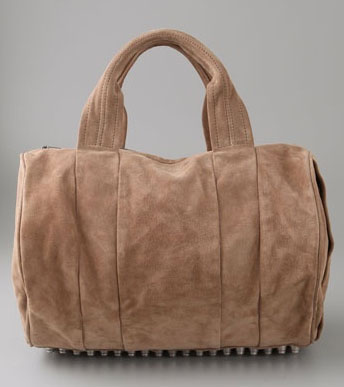 Alexander Wang Suede Coco Duffel Bag