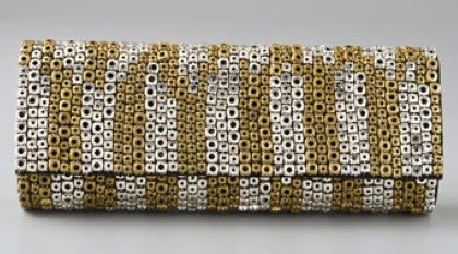 Deepa Gurnani Grommet Clutch