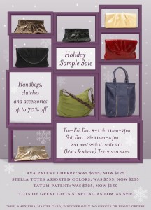 Lauren Merkin Sample Sale Lauren Merkin Sample Sale