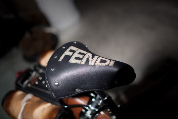Fendi Custom Bicycle Seat Fendi Custom Bicycle Seat