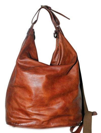 leather sack bag