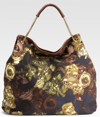 alexander mcqueen skull tote