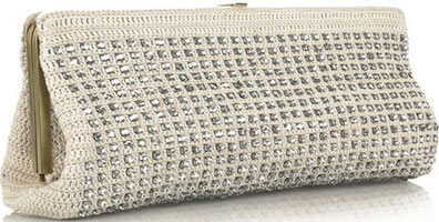 Chloe Iris Strass Crochet Clutch - PurseBlog