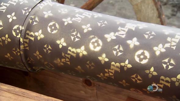 Mythbusters' designer-inspired leather canon (3)