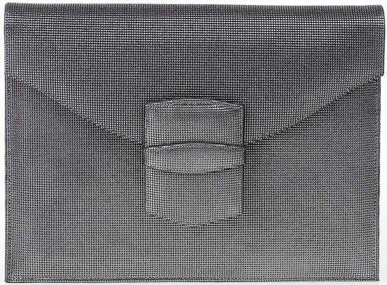 Oscar de la Renta Grafton Clutch Caviar
