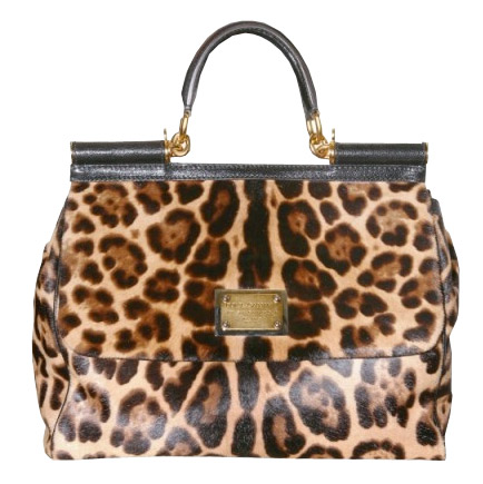 leopard skin handbag