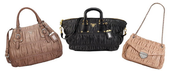 Prada Gaufré Bags for Fall 2010