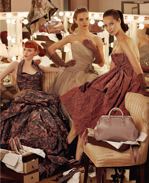 For its Fall/Winter 2010-11 Ad Campaign, Louis Vuitton Goes Glam