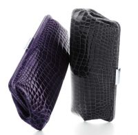 Tiffany Holly clutch in glazed crocodile | $3,200