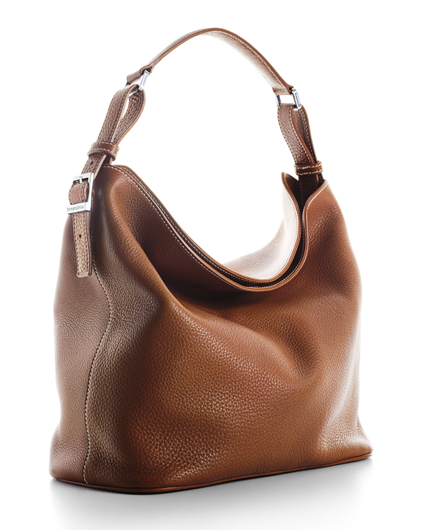 Tiffany & Co. Bag White Leather Handbag Purse Grain