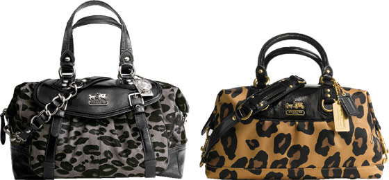 Coach does animal print at two very different price points - PurseBlog