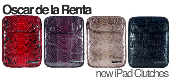 Oscar de la Renta iPad Clutches