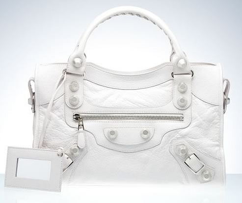 balenciaga city white