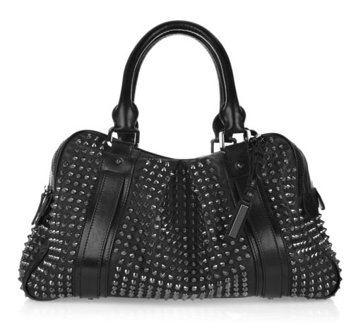 Burberry Studded Leather Travel Bag