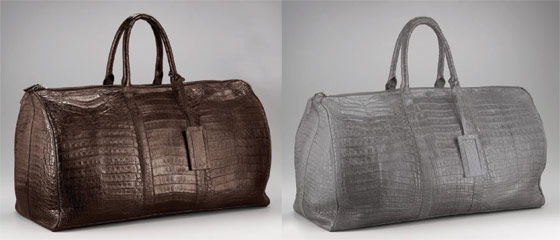Santiago Gonzalez Crocodile Duffel Bags