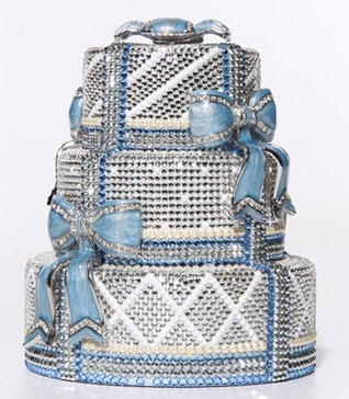 Judith Leiber Wedding Cake Minaudiere