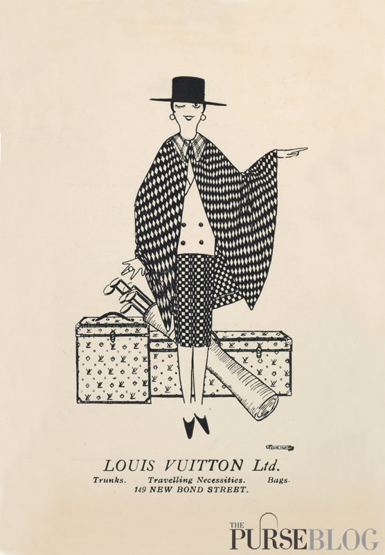 Classic LV Trunk designer Fashion Illustration Print 